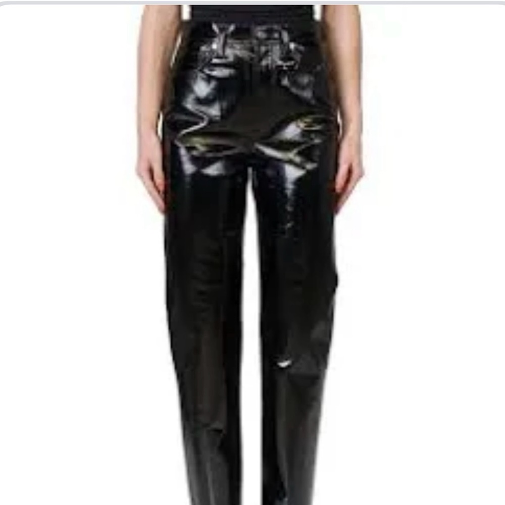 AGOLDE Recycled Leather 90’s Pinch Waist Pants